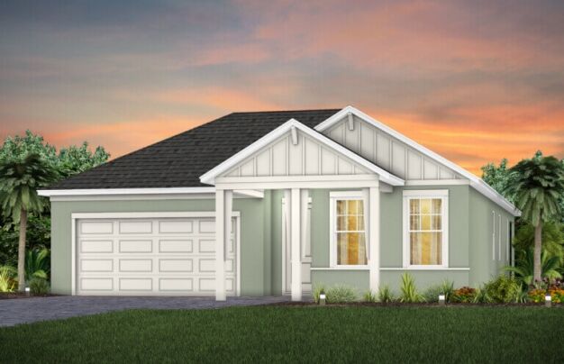 EverBe in Orlando Florida new construction 1 story home in Coral Style