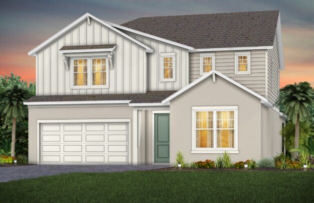 Ruby Home Style 2 Story new construction home by EverBe in Orlando FL