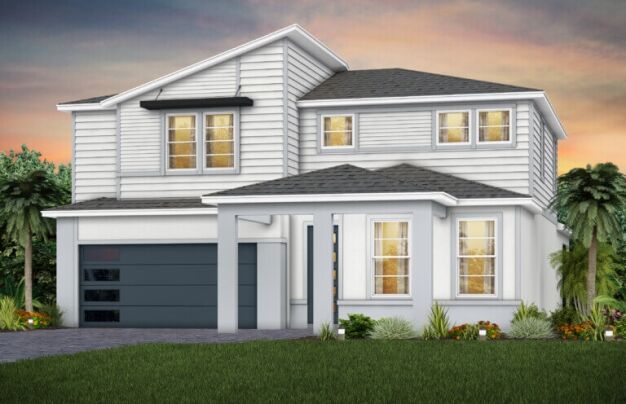 2 Story Homes in Orlando Florida at EverBe Ruby home style