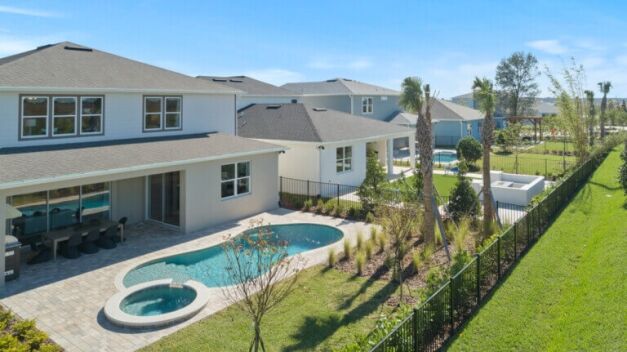Backyard oasis at EverBe