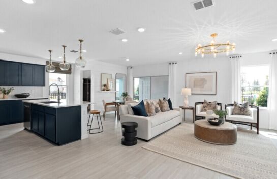 Interior features of the Mabel home style at EverBe in Orlando FL