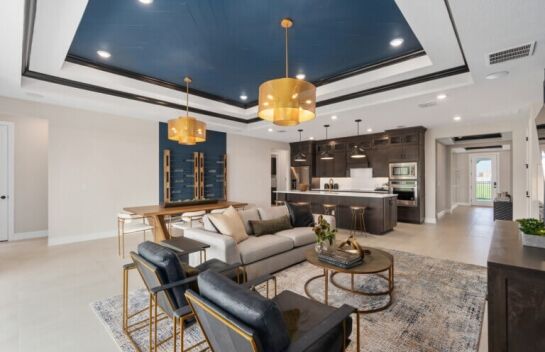 Interior features of the Mahogany Grand home style at EverBe in Orlando FL
